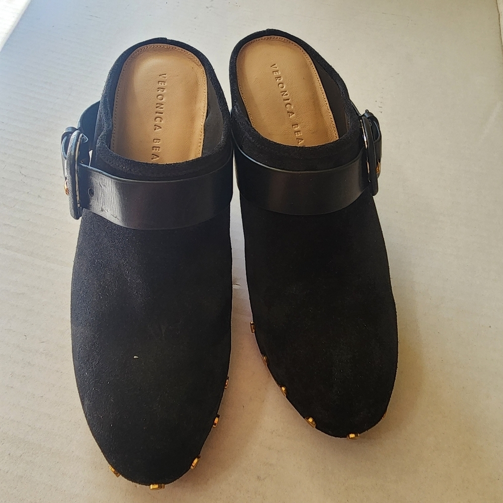 🌸 Veronica Beard | Mules, Black 9.5‎ - Picture 6 of 16